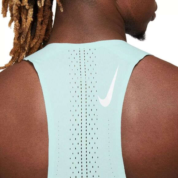 Nike Dri-FIT ADV AeroSwift Racing Running Singlet Jade Ice DM4624-346 Mens XXL - Picture 9 of 11